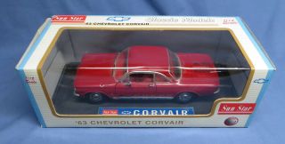 Sun Star Die Cast 1963 Chevy Chevrolet Corvair 1/18 Scale Mib