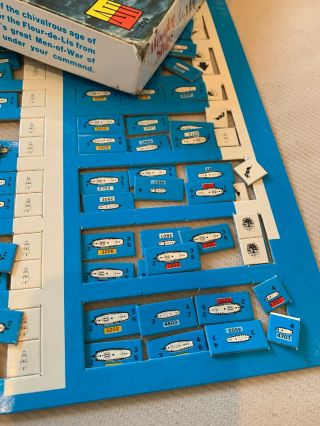 Vintage 1975 Avalon Hill WOODEN SHIPS & IRON MEN War Sail Board Game Complete 4