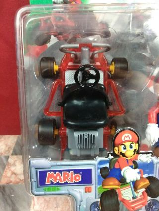 Toy Biz Mario Kart 64 Series 2 Mario Figure 1999 MOC - RARE - Nintendo 3