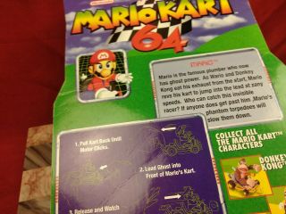 Toy Biz Mario Kart 64 Series 2 Mario Figure 1999 MOC - RARE - Nintendo 6