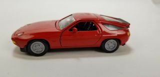 Nzg Conrad 262 Porsche 928 S Coupe Red 1/43 Diecast Model Car O Scale Germany