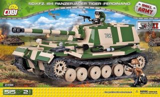 Cobi 2496 - Small Army - Wwii Dt.  Sdkfz 184 Panzerjäger Ferdinand -