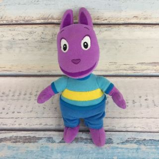 Ty Austin Plush Backyardigans Beanie Babies 9 " Stuffed Animal Purple Kangaroo