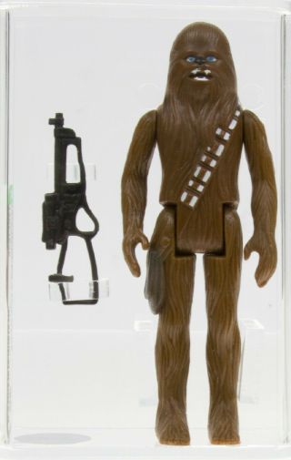 Star Wars 1977 Vintage Kenner Chewbacca (- -) Loose Action Figure Afa 80