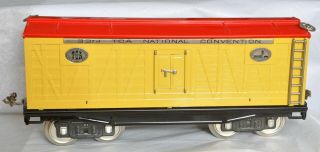 Standard Gauge Mth Tinplate Tca 33rd Convention 214r Reefer Yellow Red