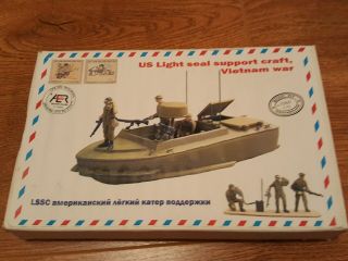1/72 Us Light Seal Support Craft Vietnam War Resin Model Boat