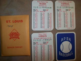 1968rr Apba Baseball Cards Complete - 2003 Printing