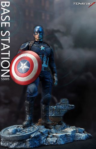 Toys - Box 1/6 Scale Civil War Caption America Base Station For Hottoys 3