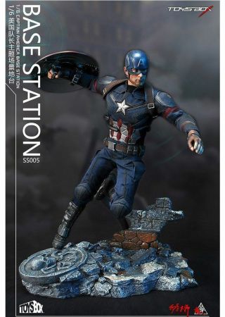 Toys - Box 1/6 Scale Civil War Caption America Base Station For Hottoys 4