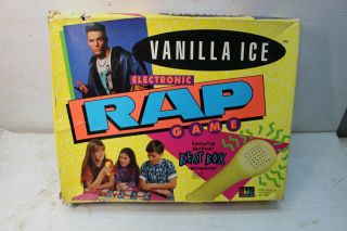 Rare Vintage 1991 Vanilla Ice Electronic Rap Game Incomplete