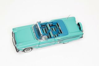 Danbury 1958 Chevy Impala Convertible 1:24 Scale Diecast Metal Turquoise 7