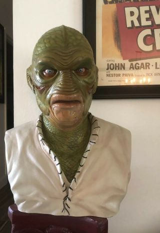 Creature From The Black Lagoon Walks Among Us Life Size Bust Blackheart Models