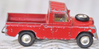 Vintage Red Diecast Corgi Land Rover 109 