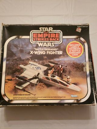 Vintage 1981 Kenner Star Wars Return Of The Jedi Battle X - Wing Fighter