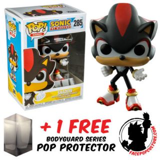 Funko Pop Sonic The Hedgehog Shadow Vinyl Figure,  Pop Protector