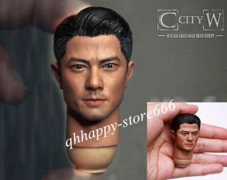 1/6 Scale Cold War Aaron Kwok Head Model Liu Jiehui Head Carved Man Head Toy