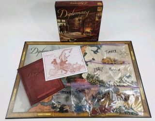 Diplomacy 50th Anniversary Edition Board Game Complete Wizards Of The Coast 2008