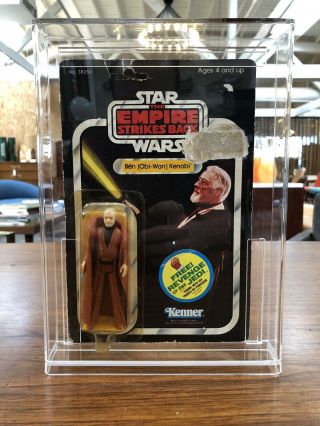 Vintage Star Wars 48 Back Carded Obi Wan Kenobi Action Figure Revenge Sticker