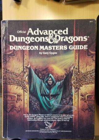 Tsr 1st Edition Ad&d Advanced Dungeons & Dragons Dungeon Masters Guide Oop