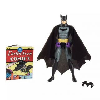 Dc Comics Batman 1st Edition Action Figure W/ Mini Comic - 80th Anniversary
