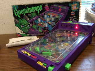 Vintage 90s Goosebumps Electronic Pinball Game 1996 Toy Game Rare