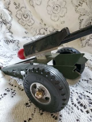 Buddy L Army Transport Pull Behind Cannon With Barrel