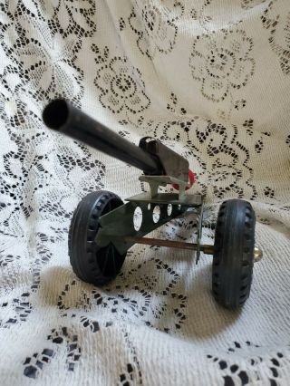 Buddy L ARMY transport Pull Behind Cannon With Barrel 4
