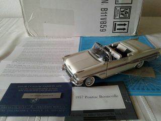 Franklin 1957 Pontiac Bonneville 1/24 Diecast
