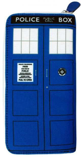Doctor Who - Tardis Ladies Clutch Wallet 20cm X 10cm (ikon Collectables)