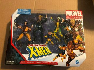 Marvel Universe 3.  75 Inch The Uncanny X - Men 4 Pack Rogue