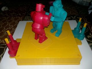 Vintage 1966 Marx Rock Em Sock Em Robots Game Toy Robot