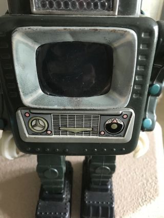 Alps Japan Television Space Man Battery Operated Tin Toy PARTS 2