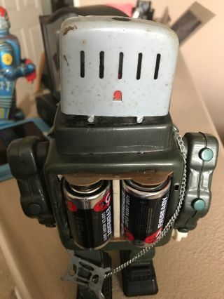 Alps Japan Television Space Man Battery Operated Tin Toy PARTS 8