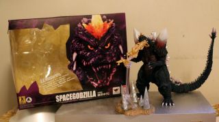 Bandai Official Sh Monsterarts Godzilla Spacegodzilla 100 Complete W/ Box