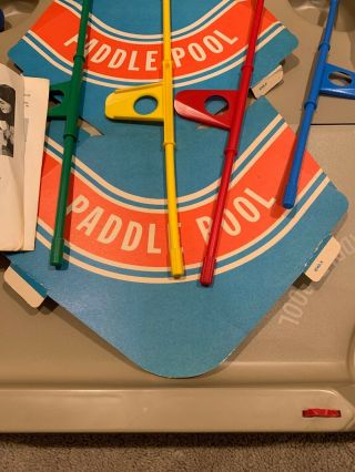 Paddle Pool 1970 Milton Bradley Game Vintage With Box. 3