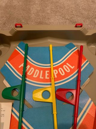 Paddle Pool 1970 Milton Bradley Game Vintage With Box. 4
