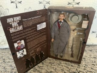 1/6 Scale Sideshow Six Gun Legends Doc Holliday 12 " Figure In Its Box
