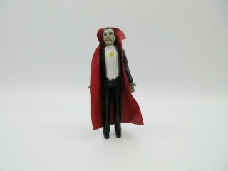1980 Remco Universal Monsters Glow In The Dark Count Dracula Figure W/ Cape