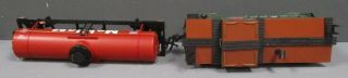 Aristo - Craft G Scale Freight Cars: 42105 REA Caboose and 41303 Mobilgas Tank [2] 3