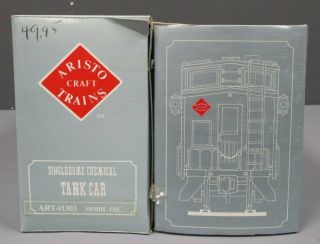 Aristo - Craft G Scale Freight Cars: 42105 REA Caboose and 41303 Mobilgas Tank [2] 5