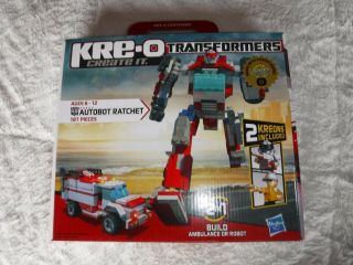 Hasbro Kre - O Transformers Autobot Ratchet Construction Set Action Figure