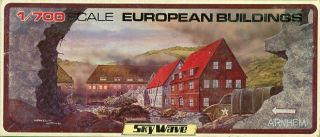 Skywave 1:700 European Buildings Plastic Diorama Set 25u