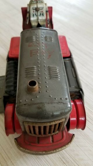 1960 ' s NOMURA JAPAN ROBOT TRACTOR,  WITH ROBOT PARTS ROBOT TRACTOR 2