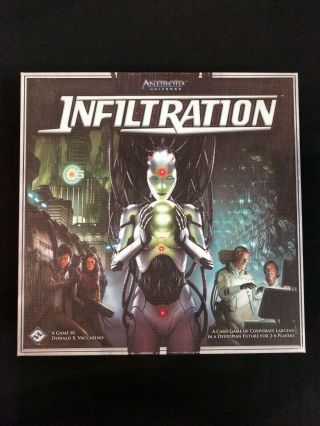 Fantasy Flight Infiltration (board Game) Android Universe Pre - Owned