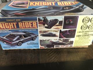 MPC 6377 CF2 Knight Rider KITT 1982 Pontiac Firebird 1/25 MODEL CAR MOUNTAIN COM 2
