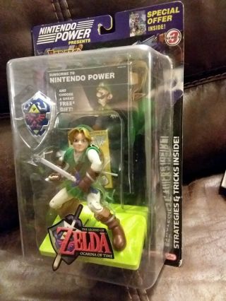 Nintendo Power Legend Of Zelda Ocarina Of Time Link Figure - Joyride - Nib