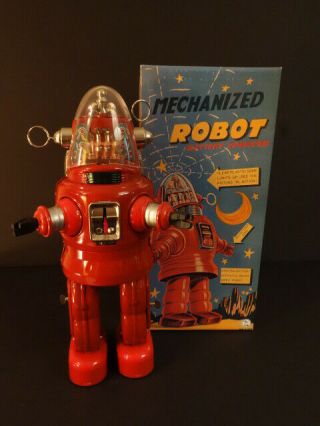 All Otti Robby Mechanized Robot Red Only 100 Ever Made 1990 Mib