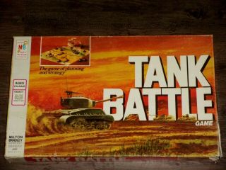 Vintage 1975 Tank Battle Military Strategy Board Game Complete