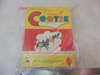 Deluxe 6 Cootie Game - Vintage Complete From Wh Schaper Mfg Co 1949 306