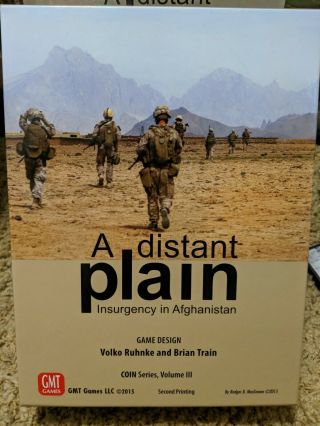 A Distant Plan Insurgency In Afghanistan Coin Series Vol Iii Gmt Board Game